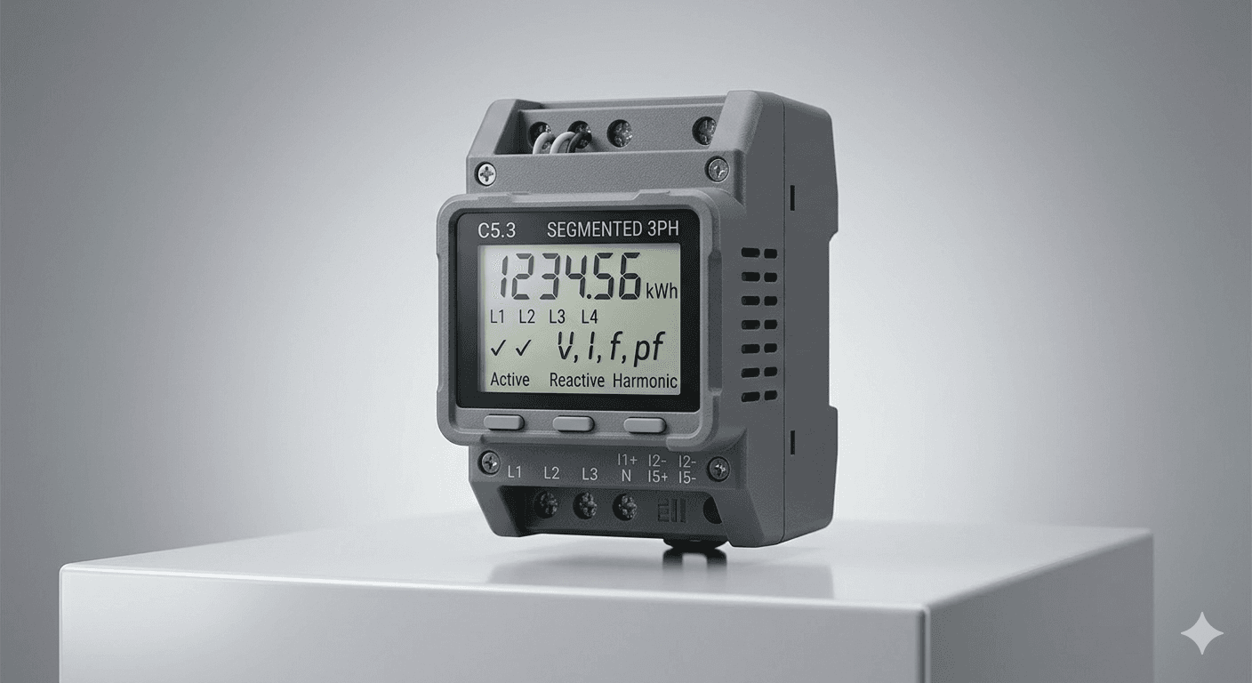 Titan smart energy meter for EV charging metering by Tech OVN